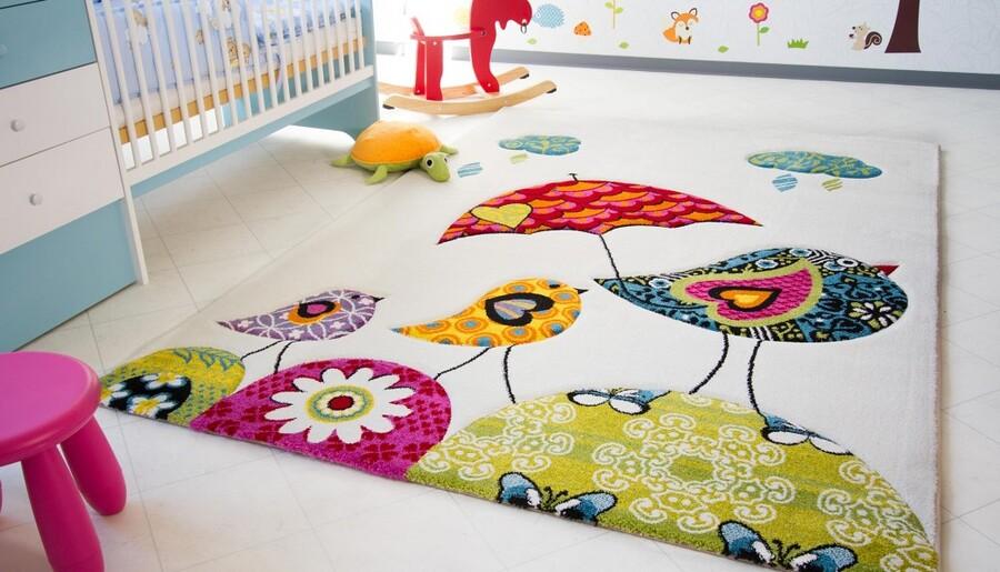 Thảm trải sàn chống nước bằng xốp hoa văn đẹp cho phòng của bé